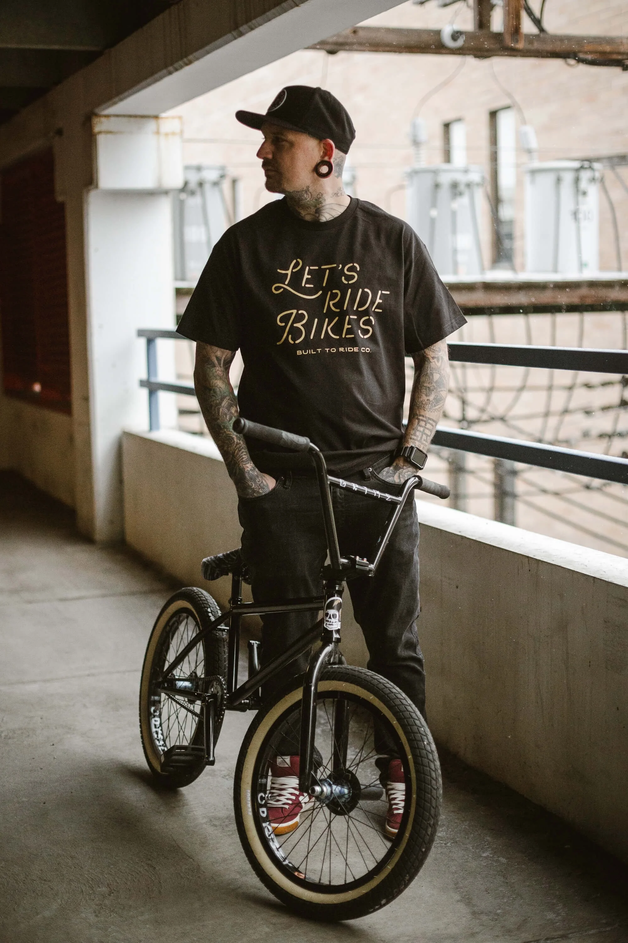 BTR Built To Ride Co. Let s Ride Bikes Tee